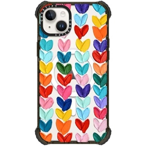 image:imageCASETiFY for iPhone 15 Pro Max Case  Ultra Impact Compatible with MagSafe  Strong Slim  115 ft 5X Militray Grade Drop Protection  Boo Things  BlackClear Polka Daub Hearts