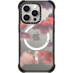 image:imageCASETiFY for iPhone 15 Pro Max Case  Ultra Impact Compatible with MagSafe  Strong Slim  115 ft 5X Militray Grade Drop Protection  Boo Things  BlackClouds Red