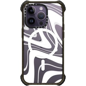 image:imageCASETiFY for iPhone 15 Pro Max Case  Ultra Impact Compatible with MagSafe  Strong Slim  115 ft 5X Militray Grade Drop Protection  Boo Things  BlackFrosted Swirls