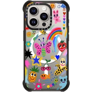 image:imageCASETiFY for iPhone 15 Pro Max Case  Ultra Impact Compatible with MagSafe  Strong Slim  115 ft 5X Militray Grade Drop Protection  Boo Things  BlackGood vibes