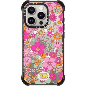 image:imageCASETiFY for iPhone 15 Pro Max Case  Ultra Impact Compatible with MagSafe  Strong Slim  115 ft 5X Militray Grade Drop Protection  Boo Things  BlackGroovy Pattern Clear