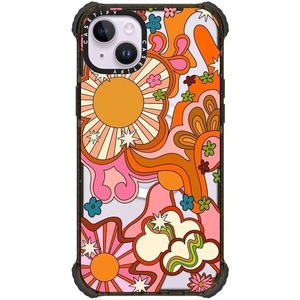 image:imageCASETiFY for iPhone 15 Pro Max Case  Ultra Impact Compatible with MagSafe  Strong Slim  115 ft 5X Militray Grade Drop Protection  Boo Things  BlackSeventies Psychedelic