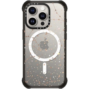 image:imageCASETiFY for iPhone 15 Pro Max Case  Ultra Impact Compatible with MagSafe  Strong Slim  115 ft 5X Militray Grade Drop Protection  Boo Things  BlackSpace pattern on clear background
