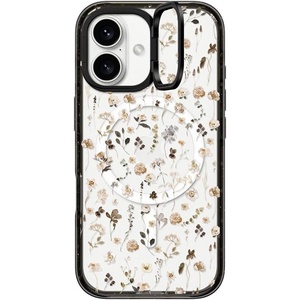 image:imageCASETiFY for iPhone 16 Pro Case  Impact Ring Stand MagSafe Compatible  Kickstand  66 ft 3x Military Grade Drop Protection  Eleanor by Ivory Paper Co  BlackWildflower Friday