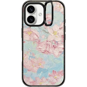 image:imageCASETiFY for iPhone 16 Pro Case  Impact Ring Stand MagSafe Compatible  Kickstand  66 ft 3x Military Grade Drop Protection  Eleanor by Ivory Paper Co  BlackYoshino Cherry Blossoms