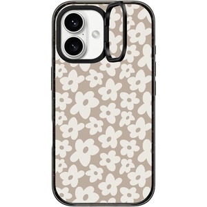 image:imageCASETiFY for iPhone 16 Pro Case  Impact Ring Stand MagSafe Compatible  Kickstand  66 ft 3x Military Grade Drop Protection  Eleanor by Ivory Paper Co  BlackNatural Flower