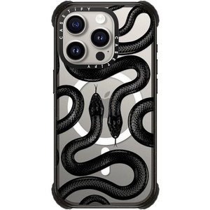 image:imageCASETiFY for iPhone 16 Pro Max Case  Ultra Impact Compatible with MagSafe  Strong Slim  115 ft 5X Militray Grade Drop Protection  Clouds  BlackBlack Kingsnake