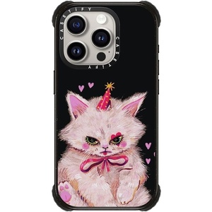 image:imageCASETiFY for iPhone 16 Pro Max Case  Ultra Impact Compatible with MagSafe  Strong Slim  115 ft 5X Militray Grade Drop Protection  Clouds  BlackCLOWN KITTY