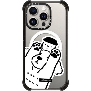 image:imageCASETiFY for iPhone 16 Pro Max Case  Ultra Impact Compatible with MagSafe  Strong Slim  115 ft 5X Militray Grade Drop Protection  Clouds  BlackDOG LOVES COFFEE