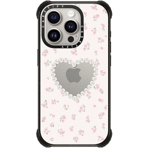 image:imageCASETiFY for iPhone 16 Pro Max Case  Ultra Impact Compatible with MagSafe  Strong Slim  115 ft 5X Militray Grade Drop Protection  Clouds  BlackPearly Heart