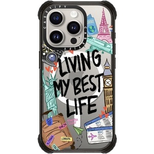 image:imageCASETiFY for iPhone 16 Pro Max Case  Ultra Impact Compatible with MagSafe  Strong Slim  115 ft 5X Militray Grade Drop Protection  Clouds  BlackTravel Lover