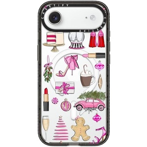 image:imageCASETiFY for iPhone 17 Case  Impact Compatible with MagSafe  82 ft 4x Military Grade Drop Protection  Bow  BlackHoliday Glam