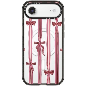 image:imageCASETiFY for iPhone 17 Case  Impact Compatible with MagSafe  82 ft 4x Military Grade Drop Protection  Bow  BlackRibbon Play