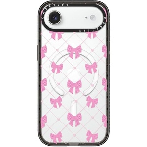 image:imageCASETiFY for iPhone 17 Case  Impact Compatible with MagSafe  82 ft 4x Military Grade Drop Protection  Plaid Disorder Case  BlackBownet Lace