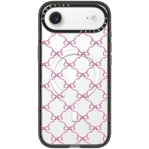 image:imageCASETiFY for iPhone 17 Case  Impact Compatible with MagSafe  82 ft 4x Military Grade Drop Protection  Plaid Disorder Case  BlackEntwined in Ribbon