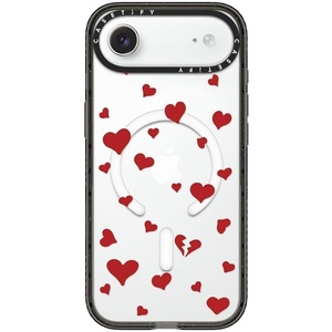 image:imageCASETiFY for iPhone 17 Case  Impact Compatible with MagSafe  82 ft 4x Military Grade Drop Protection  Plaid Disorder Case  BlackLost in Love