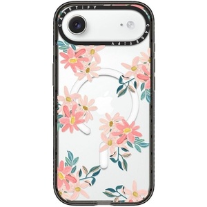 image:imageCASETiFY for iPhone 17 Case  Impact Compatible with MagSafe  82 ft 4x Military Grade Drop Protection  Plaid Disorder Case  BlackPink Daisies