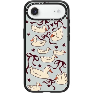 image:imageCASETiFY for iPhone 17 Case  Impact Compatible with MagSafe  82 ft 4x Military Grade Drop Protection  Stamp Collection  Matte BlackDucks and bows