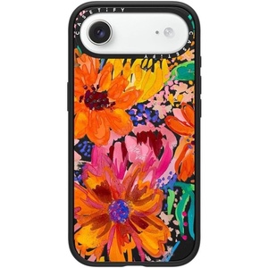 image:imageCASETiFY for iPhone 17 Case  Impact Compatible with MagSafe  82 ft 4x Military Grade Drop Protection  Stamp Collection  Matte BlackEttaVee Watercolor Fleurs
