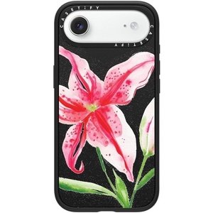 image:imageCASETiFY for iPhone 17 Case  Impact Compatible with MagSafe  82 ft 4x Military Grade Drop Protection  Stamp Collection  Matte BlackStargazer Lily