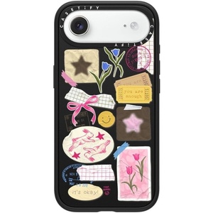 image:imageCASETiFY for iPhone 17 Case  Impact Compatible with MagSafe  82 ft 4x Military Grade Drop Protection  Stamp Collection  Matte BlackYou Are Stars Collage