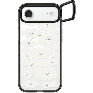 image:imageCASETiFY for iPhone 17 Case  Impact Ring Stand MagSafe Compatible  Kickstand  66 ft 3X Military Grade Drop Protection  A Prosperous New Year  BlackCute Clouds
