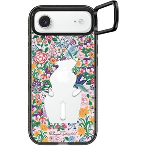 image:imageCASETiFY for iPhone 17 Case  Impact Ring Stand MagSafe Compatible  Kickstand  66 ft 3X Military Grade Drop Protection  A Prosperous New Year  BlackFloral Reflection Phone Case