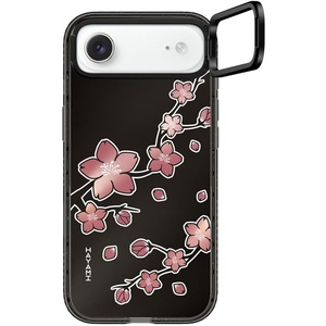 image:imageCASETiFY for iPhone 17 Case  Impact Ring Stand MagSafe Compatible  Kickstand  66 ft 3X Military Grade Drop Protection  A Prosperous New Year  BlackHayami Sakura Shiny
