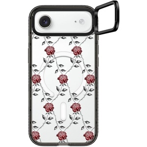 image:imageCASETiFY for iPhone 17 Case  Impact Ring Stand MagSafe Compatible  Kickstand  66 ft 3X Military Grade Drop Protection  A Prosperous New Year  BlackMetallic Rose