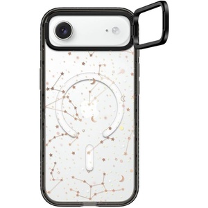 image:imageCASETiFY for iPhone 17 Case  Impact Ring Stand MagSafe Compatible  Kickstand  66 ft 3X Military Grade Drop Protection  A Prosperous New Year  BlackSpace pattern on clear background