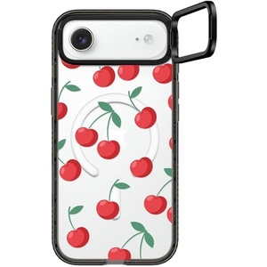 image:imageCASETiFY for iPhone 17 Case  Impact Ring Stand MagSafe Compatible  Kickstand  66 ft 3X Military Grade Drop Protection  You Give Me Butterflies  BlackCherries