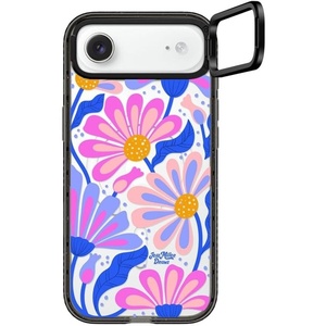 image:imageCASETiFY for iPhone 17 Case  Impact Ring Stand MagSafe Compatible  Kickstand  66 ft 3X Military Grade Drop Protection  You Give Me Butterflies  BlackMystic Daisy
