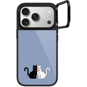 image:imageCASETiFY for iPhone 17 Pro Case  Glaze Ring Stand MagSafe Compatible  Kickstand  49 ft 1X Military Grade Drop Protection  Pastel Gradient  BlackBow Cats