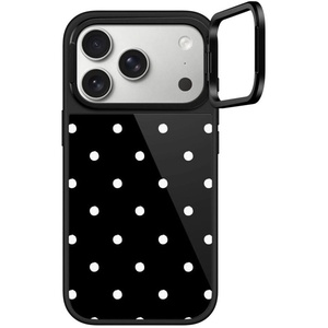 image:imageCASETiFY for iPhone 17 Pro Case  Glaze Ring Stand MagSafe Compatible  Kickstand  49 ft 1X Military Grade Drop Protection  Pastel Gradient  BlackClassic Dottie