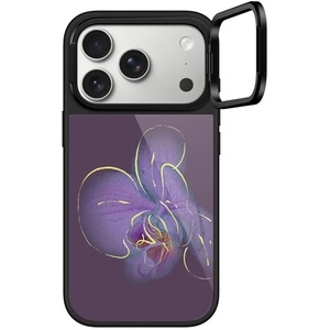 image:imageCASETiFY for iPhone 17 Pro Case  Glaze Ring Stand MagSafe Compatible  Kickstand  49 ft 1X Military Grade Drop Protection  Pastel Gradient  BlackOrchid in glow