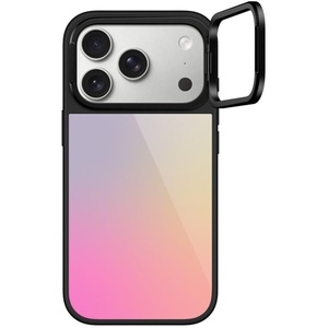 image:imageCASETiFY for iPhone 17 Pro Case  Glaze Ring Stand MagSafe Compatible  Kickstand  49 ft 1X Military Grade Drop Protection  Pastel Gradient  BlackPastel Gradient