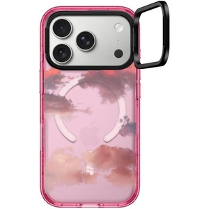 image:imageCASETiFY for iPhone 17 Pro Max Case  Impact Ring Stand MagSafe Compatible  Kickstand  66 ft 3X Military Grade Drop Protection  Clouds  PinkClouds
