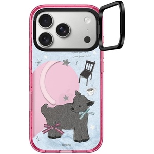 image:imageCASETiFY for iPhone 17 Pro Max Case  Impact Ring Stand MagSafe Compatible  Kickstand  66 ft 3X Military Grade Drop Protection  Clouds  PinkCoffee