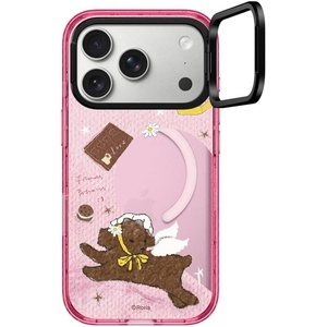 image:imageCASETiFY for iPhone 17 Pro Max Case  Impact Ring Stand MagSafe Compatible  Kickstand  66 ft 3X Military Grade Drop Protection  Clouds  PinkCookie