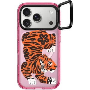image:imageCASETiFY for iPhone 17 Pro Max Case  Impact Ring Stand MagSafe Compatible  Kickstand  66 ft 3X Military Grade Drop Protection  Clouds  PinkFierce Tiger