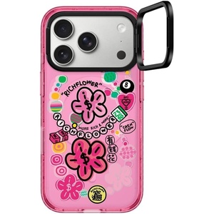 image:imageCASETiFY for iPhone 17 Pro Max Case  Impact Ring Stand MagSafe Compatible  Kickstand  66 ft 3X Military Grade Drop Protection  Clouds  PinkGood Luck All Year Long