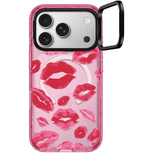 image:imageCASETiFY for iPhone 17 Pro Max Case  Impact Ring Stand MagSafe Compatible  Kickstand  66 ft 3X Military Grade Drop Protection  Clouds  PinkLipstick Kisses