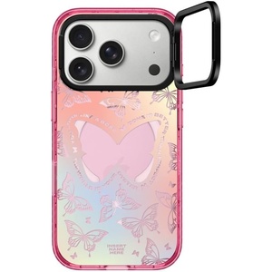 image:imageCASETiFY for iPhone 17 Pro Max Case  Impact Ring Stand MagSafe Compatible  Kickstand  66 ft 3X Military Grade Drop Protection  Clouds  PinkYou Give Me Butterflies
