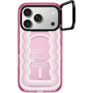 image:imageCASETiFY for iPhone 17 Pro Max Case  Impact Ring Stand MagSafe Compatible  Kickstand  66 ft 3X Military Grade Drop Protection  Clouds  Pinklife is beautiful