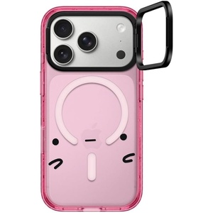 image:imageCASETiFY for iPhone 17 Pro Max Case  Impact Ring Stand MagSafe Compatible  Kickstand  66 ft 3X Military Grade Drop Protection  Clouds  Pinksad potato face