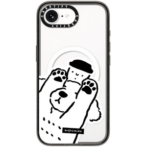 image:imageCASETiFY for iPhone 17e  16e Case  Impact Compatible with MagSafe  82 ft 4x Military Grade Drop Protection  Afternoon at Capri  BlackDOG LOVES COFFEE