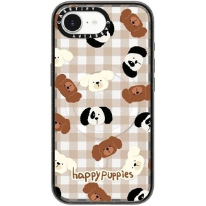 image:imageCASETiFY for iPhone 17e  16e Case  Impact Compatible with MagSafe  82 ft 4x Military Grade Drop Protection  Afternoon at Capri  BlackHappy Puppies