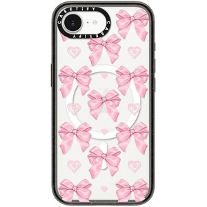 image:imageCASETiFY for iPhone 17e  16e Case  Impact Compatible with MagSafe  82 ft 4x Military Grade Drop Protection  Afternoon at Capri  BlackPink bows