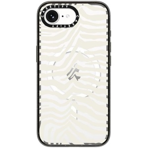 image:imageCASETiFY for iPhone 17e  16e Case  Impact Compatible with MagSafe  82 ft 4x Military Grade Drop Protection  Afternoon at Capri  BlackZebra Stripe